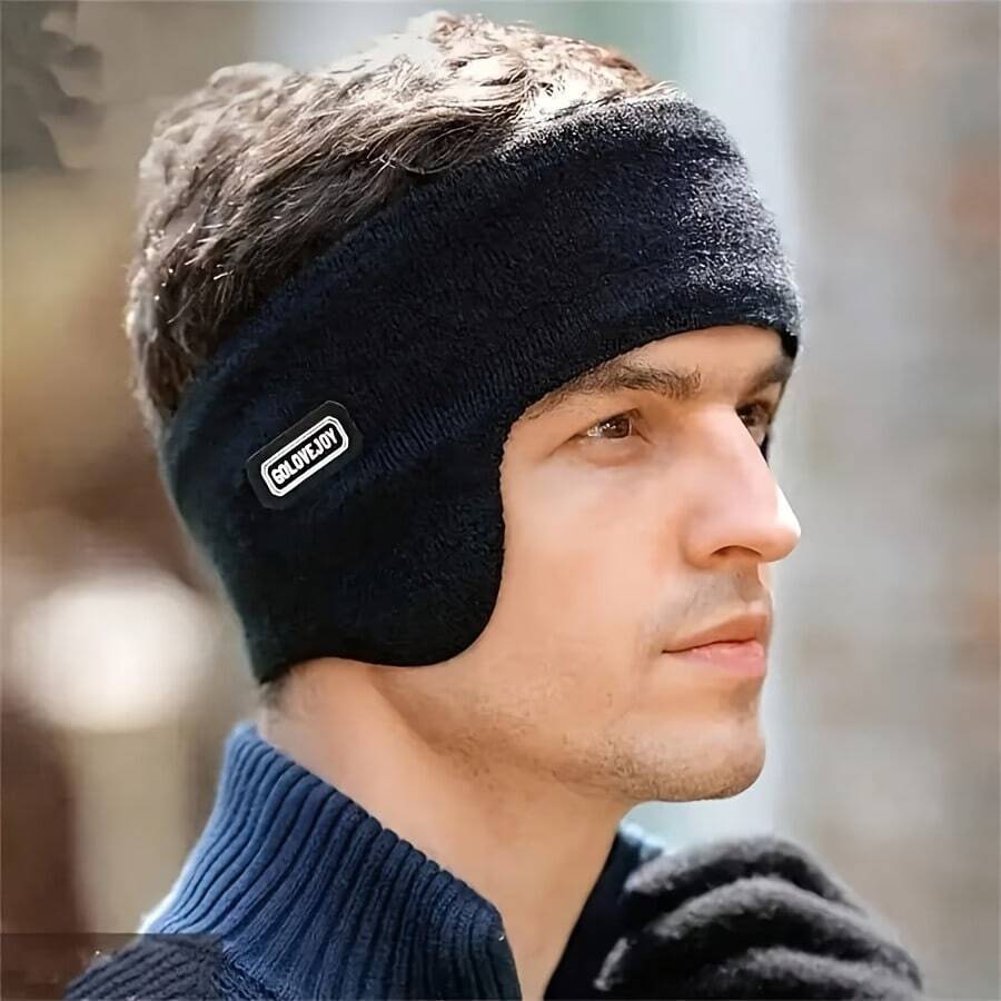 1 New Simple Winter Neutral Warm Ear Mask Headband, Multifunctional Windproof Double-Layer Outdoor Sports Bike Running Full Coverage Ear Protection, Thickened Cold Insulation, Suitable For Outdoor Sports, Fitness, Cycling, Running, Sun Protection