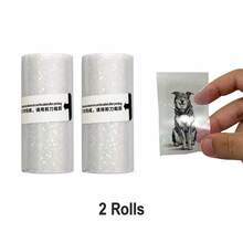 Flash Dot Glitter Transparent Mini Printer Thermal Sticker Paper Self-Adhesive 53 X 28mm, Thermal Printer Paper, Compatible With Most Mini Pocket Receipt Printers For Notes Journal Photo Study - View 14