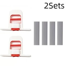 1Set/2Sets No-Wash Desktop Cleaner - Quick Cleaning Design, Compact Desktop Scrubber For Home, Office, Bathroom And Kitchen, Wall Flat Mop, Sponge Mop, Kitchen Mini Mop, Easy To Store, Sturdy Structure, Home Organization, Dorm Essential - Multicolor - View 20