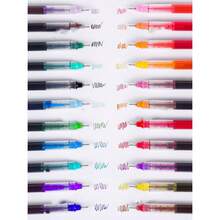 24-Color Barrel-Packed Colored Neutral Ballpoint Pen Set, Liquid Ink, Drawing Supplies, Art Outlining Pen, Note-Taking, Learning, Painting Supplies - Sets - View 2