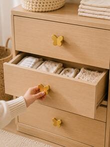 Gold Butterfly Cabinet Handles, Decorative Furniture Pulls, Suitable For Nursery Dresser, Drawers And Wardrobe - Handle - View 1
