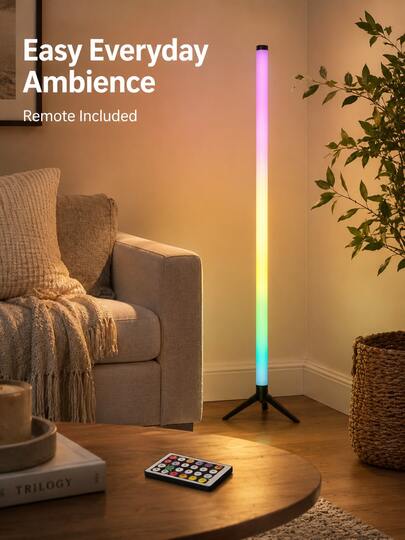 2026 Upgraded Floor Lamp, Smart RGB LED CornerLamp With App And Remote Control,Easy To Install, Color ChangingAmbience Light Sync,Led Floor Lamp For Living RoomBedroom Gaming Room