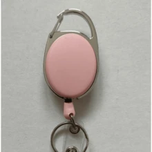 1pc High-Quality Retractable Badge Holder, 360° Rotating, With Belt/Carabiner, Built-In Nylon Cord, Key Ring, Snap Button And PVC Lanyard - Perfect For Organizing Multiple IDs, Cards, Tickets And Cash. Car Accessory, Cute Gothic Y2K Halloween Accessory, Teacher's Day Gift. - Multicolor - View 18