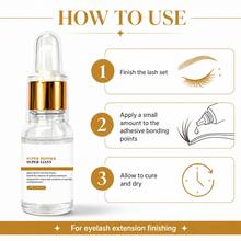 SRCKFIZ Super Lash Extension Curing Agent, 15ml Lash Glue Accelerator, Low Irritation Lash Curing Agent, Shorten Glue Curing Time And Improve Lash Durability, Suitable For Professional Lash Technicians - View 4