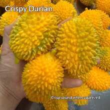 1pc-Squishy-Crispy Temperature-Sensitive Color-Changing Durian, Squeeze Toy Handmade Ball, ASMR Sound-Controlled Toy Soft And Malleable.Muscle Relaxation, Suitable For Teenagers, Adults Stress Relief, -Birthday Gift-Holiday Gift-Party Gift, Christmas Gift First Choice Squeeze Toy, - Multicolor - View 3