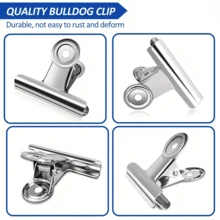 6pcs Food Bag Clips, Reusable, Heavy Duty Stainless Steel, Multi-Purpose Airtight Seal Clips, Suitable For Office, School, Home Kitchen, Storage Boxes And Organizers, Home Accessories - Multicolor - View 2