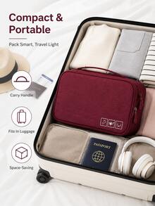 Portable Travel Underwear Storage Bag, Lightweight Zippered Storage Pouch, Multi-Functional Bra Storage Bag With Hanging Hook - Multicolor - View 7