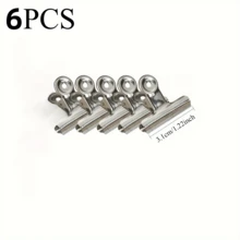 6pcs Food Bag Clips, Reusable, Heavy Duty Stainless Steel, Multi-Purpose Airtight Seal Clips, Suitable For Office, School, Home Kitchen, Storage Boxes And Organizers, Home Accessories - Multicolor - View 14