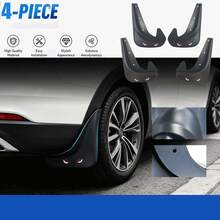 4 buah Pelindung Lumpur Mobil, Pelindung Lumpur Fender Samping Anti Cipratan, Pelindung Lumpur Fender untuk Segala Cuaca, Cocok untuk Sedan dan SUV - A - View 6