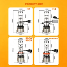 Heyword 5000W 5000000LM H7 H4 Canbus Car Headlight Mini Lens H11 9005 9006 HB3 HB4 LED Projector Bulb 6000K Auto Motorcycle Mini Lens - 6000K Cold White - View 9