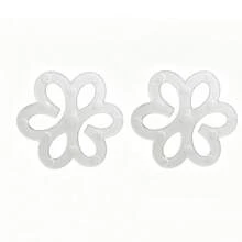 2pcs/4pcs Flower Shape Bra Strap Clips, Invisible Non-Slip Bra Strap Fixer, Women's Lingerie Accessories, Invisible Non-Slip Bra Strap Buckle, Suitable For Cross-Back Lingerie, Transparent Buckle, Non-Slip - A - View 9
