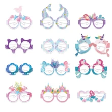 The Grinch 12pcs Mermaid Ocean Theme Party Glasses Props, Birthday Party Photo Decoration, Suitable For Mermaid Theme Birthday Party Decoration And Photo Props. - Photo Props - View 1