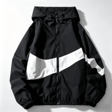 Men Jackets And Coats - Black - View 2