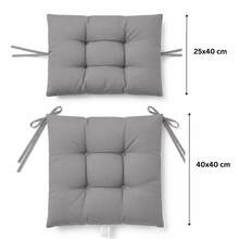 1 Pc-2pcs Premium Versatile Seat Cushion – Multipurpose Pad For Dining Chairs, Floor Seating, And Armchairs - Grey - View 8
