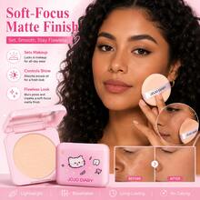 JOJO DIARY 2PCS/Setting Powder + 3-Color Concealer Combo, Precise Coverage, Oil Control & Setting, Waterproof & Sweatproof, Easily Cover Facial Imperfections, Redness, Spots And Acne, Beginner Friendly, Suitable For All Skin Types - Multicolor - View 5