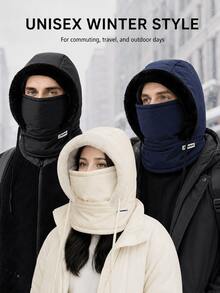 1pc Windproof Balaclava Face - Full Face And Neck Coverage, Cold-Proof And Warm Ski, Adjustable Half-Face,Winter Sports Gear, Suitable Skiing,Snowboarding, Cycling - Cold Weather Gear,Winter Hats For Women,Ski Mask,Winter Accessories For Women - Multicolor - View 1