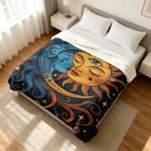 1PC Flannel Blanket, Summer Blanket, Bed Blanket , Blankets For Camping, Blanket For Beach, Throw Blanket, Multi-Use Blanket Soft , Cooling Blanket - Blanket - View 17