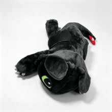 Universal Bantal Plush Raksasa Toothless, Boneka Naga Berbaring Ukuran Besar 115cm, Boneka Peluk Lembut Ekstra Besar, Dekorasi Rumah Kartun Lucu - MultiWarna - View 12