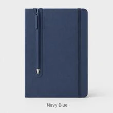 1pc A5 Hardcover Notebook With Built-In Pen Holder & Matching Pen, 90gsm Cream Lined Paper, 100 Sheets, Elastic Closure And Ribbon Bookmark For Work, Study, Meetings & Daily Notes - 6030 - View 15