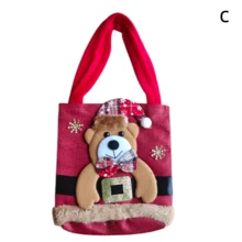 Christmas Decoration Christmas Eve Gift Bag Candy Gift Bag Doll Tote Bag Christmas Party Gift Bag - Multicolor - View 10