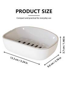 Double Layer Soap Holder, Household Bathroom Draining Soap Dish, Large Double Layer Soap Storage Rack, Laundry Soap Box, Two Layers Can Be Used Separately, Double Layer Utilization, Space Saving - Multicolor - View 3