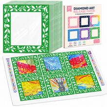 30pcs Reusable Diamond Art Release Film, Non-Stick Dust-Proof Release Paper For Diamond Painting. 10/15CM Transparent Protective Film Help Section Artwork Easily - View 12