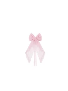 1pc/2pcs Pink Lace Bow Curtain Tie Backs, Suitable For Children's Room, Baby Supplies, Room Essentials And Nursery Decor - Multicolor - View 8