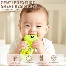 Baby Soft Teething Toy, Baby Toy, Chewable Teething Toy, Cute Animal Shaped Silicone Remote Control Toy, Soft STEM Sensory Toy, Early Learning Educational Toy, Indoor/Outdoor Baby Interactive Toy, Halloween Christmas Gift - Multicolor - View 7