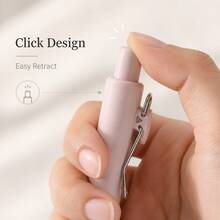 3/6/12pcs Thick Barrel Ballpoint Pens, Macaron Color Retractable Design, Comfortable Grip With Metal Clip, Smooth Writing, Suitable For Learning, Office, Back To School Gift - Sets - View 3