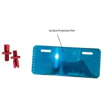 2-In-1 Motorcycle Hardware Upgrade Combo: Universal Industrial Racing License Plate Frame & CNC Aluminum M8 Clutch Brake Cable Adjusters (2 Pcs) – Motorbike Modification & Repair Accessory Set - A - View 10