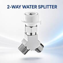 Y‑Shape Faucet Water Splitter, Two‑Way Hose Diverter With Individual Switch Valves, Universal Thread Leak‑Resistant Water Connector For Outdoor Garden Household Use - Multicolor - View 7