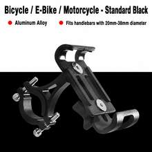 1pc Aluminum Alloy Phone Holder, Rotatable Handlebar Phone Mount For Cycling Navigation, Cycling Gear - Multicolor - View 15