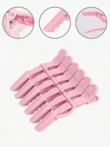 10pcs/5pcs/2pcs Multi-Functional Hair Clips, Hair Styling Clips, Suitable For Hairstylists, Women's Plastic Non-Slip Hair Clips, Professional Salon Alligator Clips Long Mouth Clips, Ideal Choice For Beauty Salons, Home And Bathroom Decor - Multicolor - View 8