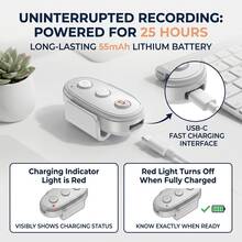 UEGOGO Remote Kontrol Nirkabel BT 5.3, Kompatibel dengan Action 4/5 Pro/6, Kompatibel dengan Kamera Aksi Isi Ulang Insta360 X3/X4/X5, Jarak Remote hingga 10m - Hitam - View 9