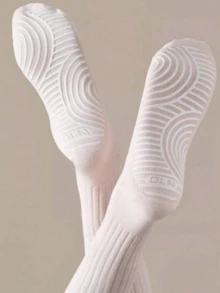 2/4/6 Pairs Non-Slip Pilates Socks For Women, Suitable For Yoga And Pilates, Multiple Colors Available - Multicolor - View 3