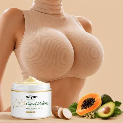 wiyun Breast Tightening Cream, Containing Jojoba Oil, Honey, Caffeine, Shea Butter, And Vitamin E, Deeply Moisturizing And Tightening The Skin, Lifting And Tightening The Breasts, Making Them Look Younger And Full Of Feminine Charm