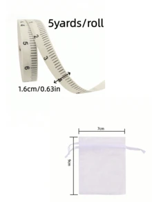 5 Yards/Roll Back To School Campus Letter Ribbon DIY Craft Material, Suitable For Classroom Student Stationery Decoration, Back To School Teacher's Day Gift Wrapping Material, Youthful And Vibrant Gift Wrapping Ribbon - Multicolor - View 11