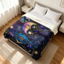 1PC Flannel Blanket, Summer Blanket, Bed Blanket , Blankets For Camping, Blanket For Beach, Throw Blanket, Multi-Use Blanket Soft , Cooling Blanket - Blanket - View 20
