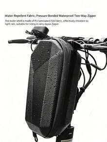 4L Hard Shell Waterproof Bicycle Handlebar Bag, Quick Release Front Frame Bag, Suitable For Folding Bicycles, Scooters, Balance Bikes - Multicolor - View 3
