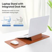 Multi-Size Laptop Sleeve 13.3/14/15.4/16 Inch Universal Laptop Protective Case, Multifunctional Cooling Stand With Mouse Pad, Shockproof Portable Protective Shell, Suitable For MacBook - View 2
