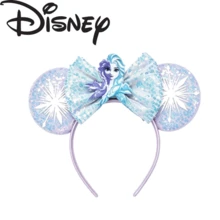 Disney 2Pcs Frozen Elsa Character Sequin Mouse Ear Headbands Set, Sparkly Glitter Cosplay Hairbands For Theme Park Birthday Xmas Holiday Party - Multicolor - View 13