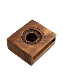 1 buah Alas Penghangat Teko Kayu dengan Tempat Lilin/Cahaya Teh, Alas Pemanas Teko Portabel, Aksesori Penghangat Teh Non-Listrik, Cocok untuk Menyeduh Teh di Meja, Dekorasi Aksesori Set Teh Meja Ruang Teh - MultiWarna - View 6