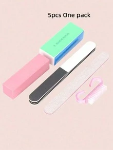 Set Perlengkapan Seni Kuku 5/2/1 buah, Alat Kuku, Cocok untuk Penggunaan Sehari-hari - MultiWarna - View 7