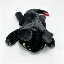 Universal Bantal Plush Raksasa Toothless, Boneka Naga Berbaring Ukuran Besar 115cm, Boneka Peluk Lembut Ekstra Besar, Dekorasi Rumah Kartun Lucu - MultiWarna - View 14