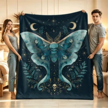 1PC Flannel Blanket, Summer Blanket, Bed Blanket , Blankets For Camping, Blanket For Beach, Throw Blanket, Multi-Use Blanket Soft , Cooling Blanket - Blanket - View 21
