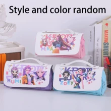 Hasbro New Anime KPOP Monster Hunter Girl Group Pencil Case Student Stationery Box Large Capacity Pencil Pouch Random Style - Multicolor - View 11