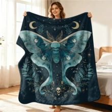 1PC Flannel Blanket, Summer Blanket, Bed Blanket , Blankets For Camping, Blanket For Beach, Throw Blanket, Multi-Use Blanket Soft , Cooling Blanket - Blanket - View 22