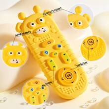 Baby Soft Teething Toy, Baby Toy, Chewable Teething Toy, Cute Animal Shaped Silicone Remote Control Toy, Soft STEM Sensory Toy, Early Learning Educational Toy, Indoor/Outdoor Baby Interactive Toy, Halloween Christmas Gift - Multicolor - View 5