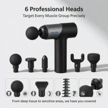 PHILIPS PPM3203G Massage Gun Muscle Massager Full Body Professional Home Use Fitness Muscle Relaxation Device For Shoulder Neck Waist Spine Legs - View 3