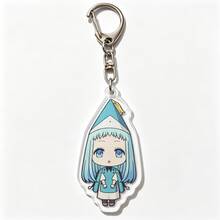 1pc Pointy Hat Magic Workshop Chibi Acrylic Keychain, Cocoa Chiffon Agate Anime Peripheral Pendant, Backpack Bag Charm Small Gift - Multicolor - View 15